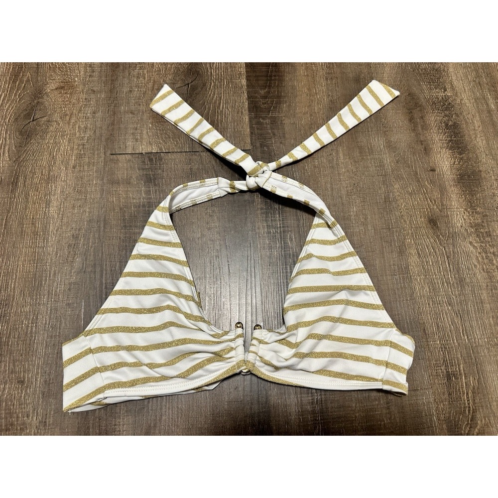 Lauren Ralph‎ Lauren Beige Bikini Top Size 6